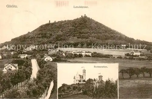 AK / Ansichtskarte 73816810 Goerlitz__Sachsen Burg Landskrone Restauration 