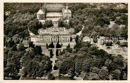 AK / Ansichtskarte  Gotha__Thueringen Schloss Fliegeraufnahme Feldpost 