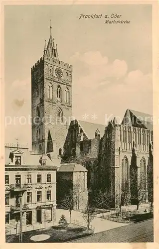 AK / Ansichtskarte  Frankfurt_Oder Marienkirche Frankfurt Oder