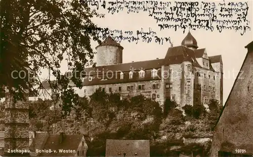 AK / Ansichtskarte  Zschopau Schloss von Westen Zschopau