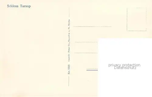 AK / Ansichtskarte Tarasp Schloss Tarasp Tarasp