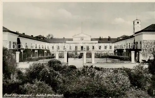 AK / Ansichtskarte 73816847 Bad_Koenigswart_Lazne_Kynzvart_CZ Schloss Metternich 