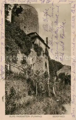 AK / Ansichtskarte  Burg_Rabenstein_Flaeming Bergfried 