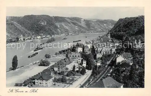 AK / Ansichtskarte  St_Goar_Rhein Panorama 