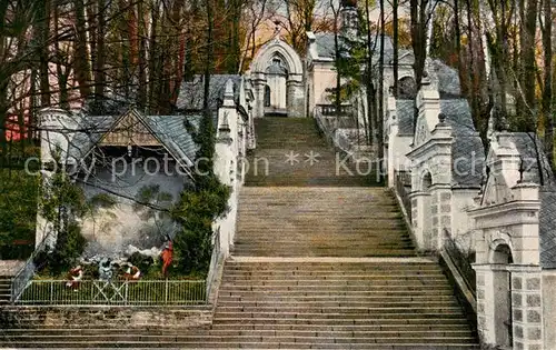 AK / Ansichtskarte 73816887 Albendorf_Wambierzyce_PL Calvarienberg mit den Kapellen 