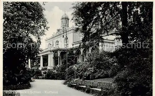 AK / Ansichtskarte  Bad_Landeck_Schlesien_PL Kurhaus 