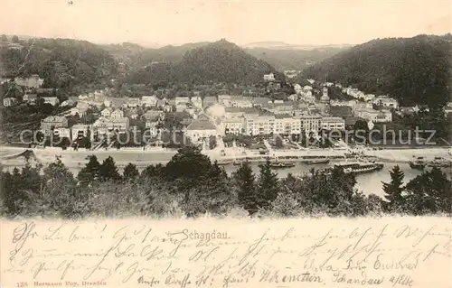 AK / Ansichtskarte  Schandau_Bad Panorama Schandau_Bad