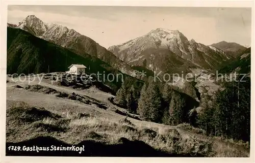 AK / Ansichtskarte 73816938 Brandberg__Tirol_AT Gasthaus Steinerkogl Panorama 