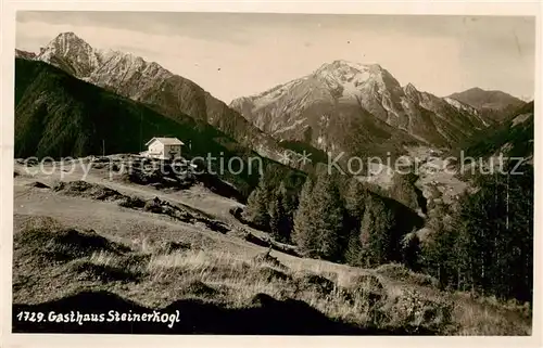 AK / Ansichtskarte  Brandberg__Tirol_AT Gasthaus Steinerkogl Panorama 