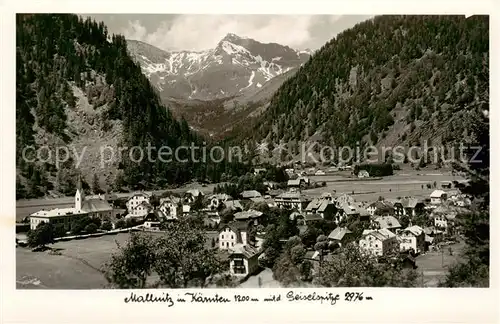 AK / Ansichtskarte 73816946 Mallnitz_Tauernbahn_Kaernten_AT mit Geiselspitze 