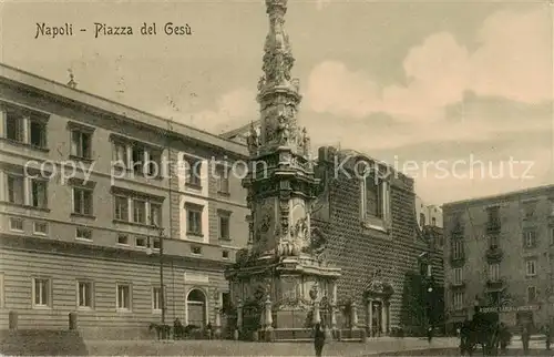 AK / Ansichtskarte  Napoli_Neapel_IT Piazza del Gesu 