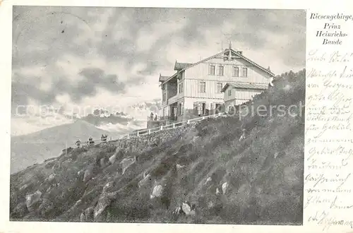 AK / Ansichtskarte  Riesengebirge_Schlesischer_Teil Prinz Heinrichs Baude 