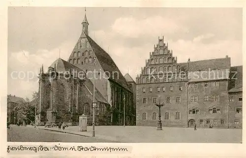 AK / Ansichtskarte  Freiberg__Sachsen Dom und Stadtmuseum 