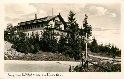 AK / Ansichtskarte  Fichtelberg_Oberwiesenthal_Erzgebirge Fichtelgebirgshaus am Fleckl 