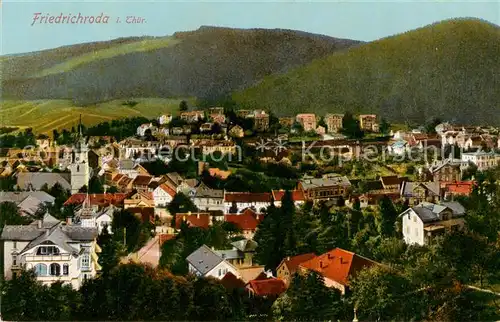 AK / Ansichtskarte  Friedrichroda Stadtpanorama Friedrichroda