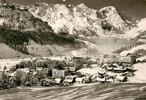 AK / Ansichtskarte Engelberg__OW Winterpanorama mit Juchlipass 