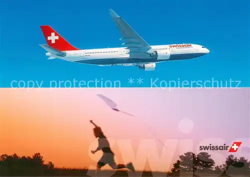 AK / Ansichtskarte  Swissair Airbus 