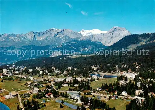 AK / Ansichtskarte Montana_Crans_VS Vue aerienne 