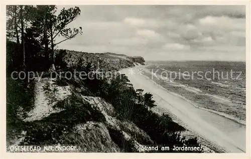 AK / Ansichtskarte 73817119 Neuendorf_Osteebad_Saal_Ribnitz-Damgarten Strand am Jordansee 