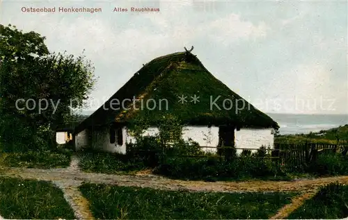 AK / Ansichtskarte 73817120 Henkenhagen_Ustronie_Morskie_PL Altes Rauchhaus 