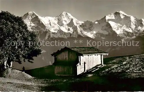AK / Ansichtskarte Beatenberg_Thunersee_BE Amisbuehl Eiger Moench Jungfrau 