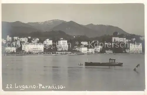 AK / Ansichtskarte Paradiso_Lago_di_Lugano_TI Panorama 