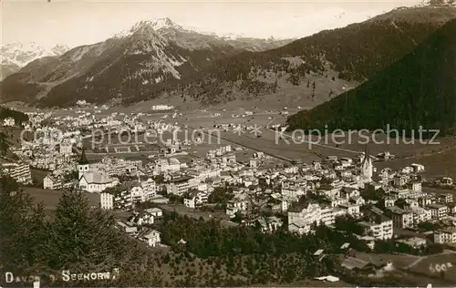 AK / Ansichtskarte Seehorn_Davos Panorama Seehorn Davos