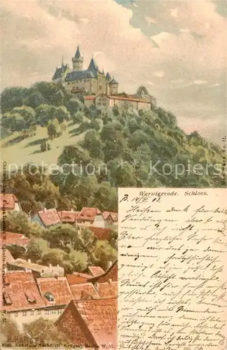 AK / Ansichtskarte  Wernigerode_Harz Schloss Wernigerode Harz