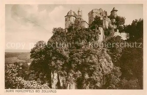 AK / Ansichtskarte  Burg_Hohlenfels_Hahnstaetten Panorama 