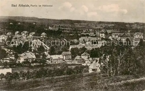 AK / Ansichtskarte 73817169 Bad_Altheide_Polanica-Zdrój Partie im Hoellental 