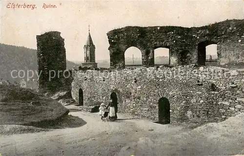 AK / Ansichtskarte 73817193 Elsterberg_Vogtland Ruine Elsterberg_Vogtland