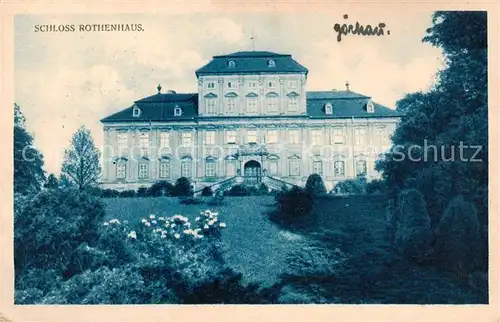 AK / Ansichtskarte  Goerkau_Jirkov_CZ Schloss Rothenhaus 