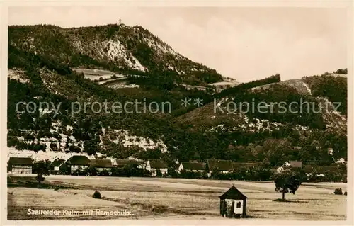 AK / Ansichtskarte  Kulm_Saalfeld Saalfelder Rigi mit Ramschuetz Kulm Saalfeld