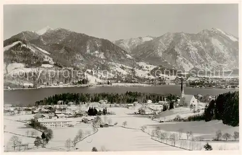 AK / Ansichtskarte  Bad_Wiessee_Tegernsee mit Bodenschneid Bad_Wiessee_Tegernsee