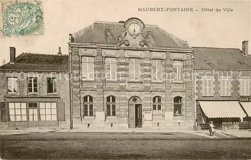AK / Ansichtskarte Maubert Fontaine_08_Ardennes Hotel de Ville 