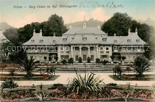 AK / Ansichtskarte  Pillnitz_Dresden Palais im Kgl Schlossgarten 