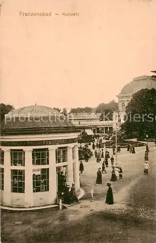 AK / Ansichtskarte  Franzensbad_Boehmen_Frantiskovy_Lazne_CZ Kurplatz 