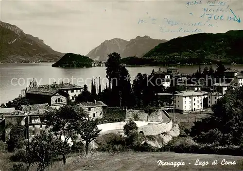 AK / Ansichtskarte  Menaggio_Lago_di_Como_IT Panorama Lago di Como 