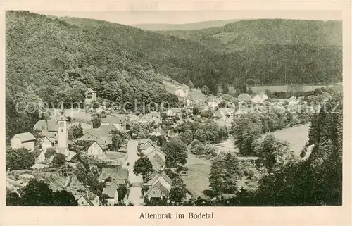 AK / Ansichtskarte  Altenbrak_Harz Panorama Bodetal Altenbrak Harz