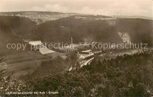 AK / Ansichtskarte  Aue__Sachsen Panorama Schwarzwassertal 