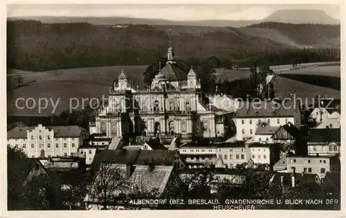 AK / Ansichtskarte  Albendorf_Wambierzyce_PL Gnadenkirche Blick nach der Heuscheuer 