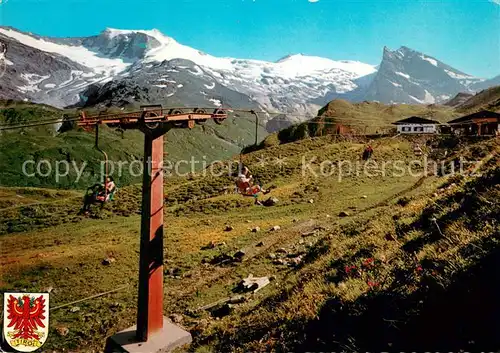 AK / Ansichtskarte  Sessellift_Chairlift_Telesiege Hintertuxer Gletscherbahn Zillertal 