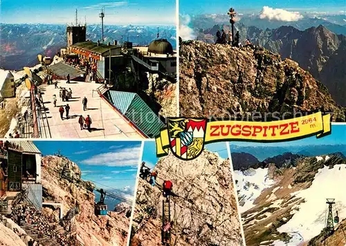 AK / Ansichtskarte  Seilbahn_Cable-Car_Telepherique Zugspitze  