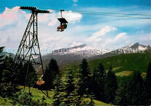 AK / Ansichtskarte  Sessellift_Chairlift_Telesiege Soellereckbahn bei Oberstdorf 