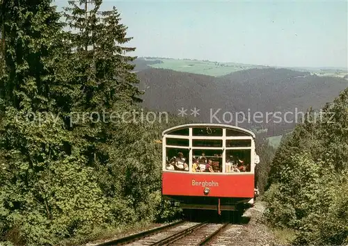 AK / Ansichtskarte  Bergbahn Lichtenhain a.d.Bergbahn Kr.Neuhaus am Rennweg Bergbahn