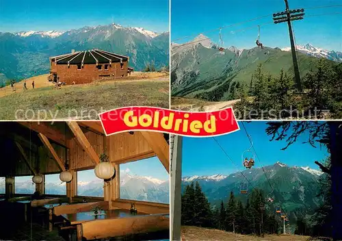 AK / Ansichtskarte 73817325 Sessellift_Chairlift_Telesiege Goldried Bergstation Matrei Osttirol 