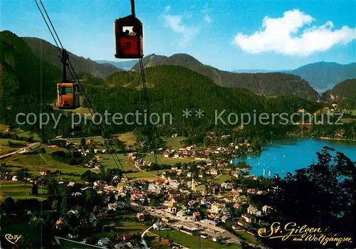 AK / Ansichtskarte  Seilbahn_Cable-Car_Telepherique St. Gilgen Wolfgangsee 