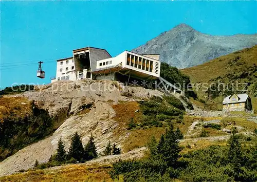 AK / Ansichtskarte  Seilbahn_Cable-Car_Telepherique Ankogelbahn Mitteistation Hoehenrestourant  