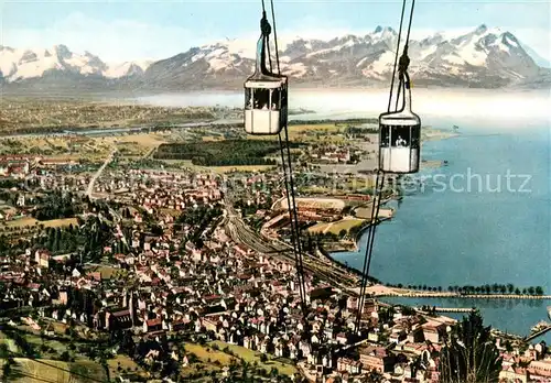 AK / Ansichtskarte  Seilbahn_Cable-Car_Telepherique Bregenz a.B. Pfaenderbahn 