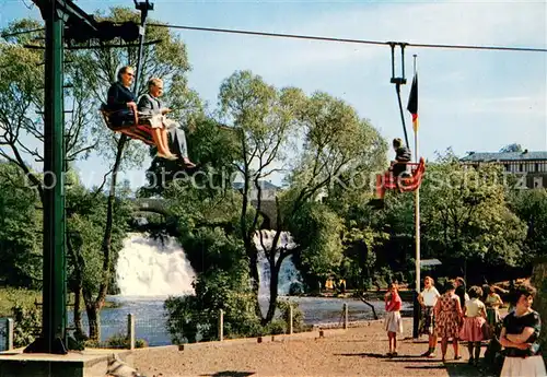 AK / Ansichtskarte  Sessellift_Chairlift_Telesiege COO Sessellift und Wasserfaelle 